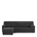 Hoes voor chaise longue met korte armleuning links Eysa THOR Donker grijs 110 x 110 x 310 cm