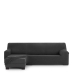 Hoes voor chaise longue met korte armleuning links Eysa THOR Donker grijs 110 x 110 x 310 cm