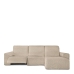 Funda para chaise longue de brazo corto derecho Eysa ROC Beige 120 x 120 x 360 cm