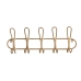 Wall mounted coat hanger Romimex Natural wicker 61 x 21 x 8 cm