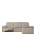 Hoes voor chaise longue met korte armleuning rechts Eysa ROC Lichtbruin 120 x 120 x 360 cm