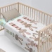 Set beddengoed HappyFriday Moshi Moshi Rabbit family Multicolour Wieg voor baby's 2 Onderdelen