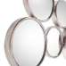 Wall mirror Alexandra House Living Silver Metal Circles 6 x 87 x 45 cm Circular