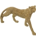 Decorative Figure Alexandra House Living Golden Plastic Panther 10 x 34 x 20 cm