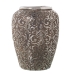 Vase Alexandra House Living Silberfarben aus Keramik Antiker Finish 21 x 22 x 28 cm