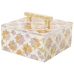 Cutie Decorativă Alexandra House Living Pisana Ratan Sedef 16 x 7 x 16 cm