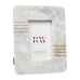 Photo frame Romimex Stone Brass Marble MDF Wood 5 x 15 x 10 cm