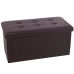 Snemljiv Pouffe Alexandra House Living Rjava Poliskin 77 x 38 x 38 cm