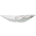 Centerpiece Alexandra House Living White Silver Ceramic (12 x 31 x 7 cm)