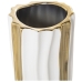 Vase Alexandra House Living Weiß Gold aus Keramik 11 x 11 x 33 cm