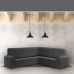 Sofa Cover Eysa JAZ Dark grey 110 x 120 x 600 cm