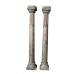 Colonnes Romimex Marron Bois Recyclé 33 x 250 x 33 cm 2 Pièces