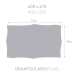 Copridivano Eysa SILVER Grigio chiaro 400 x 270 cm Reversibile