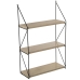 Shelve Alexandra House Living Brown Black Wood 42 x 66 x 15 cm