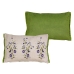 Coussin Romimex Vert Beige Réversible 30 x 45 x 12 cm Broderie