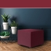 Puff-fodral Eysa JAZ Bordeaux 65 x 65 x 65 cm