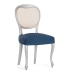 Housse de Chaise Eysa TROYA Bleu 50 x 5 x 50 cm 2 Unités