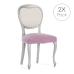 Stoelhoes Eysa BRONX Roze 50 x 5 x 50 cm 2 Stuks