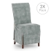 Housse de Chaise Eysa TURIN Gris perlé 40 x 135 x 45 cm 2 Unités