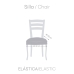 Chair Cover Eysa ULISES Aquamarine 50 x 5 x 50 cm 2 Units