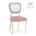 Chair Cover Eysa THOR Pink 50 x 5 x 50 cm 2 Units