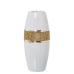 Vase Alexandra House Living Hvid Keramik 11 x 27 cm