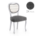 Housse de Chaise Eysa ROC Gris foncé 50 x 5 x 50 cm 2 Unités