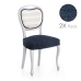 Housse de Chaise Eysa ROC Bleu 50 x 5 x 50 cm 2 Unités