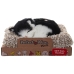 Peluche com Som Alexandra House Living Cinzento Gato 14 x 6 x 13 cm Mini