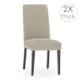 Chair Cover Eysa THOR Linen 50 x 55 x 50 cm 2 Units