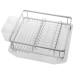 Escurridor para Fregadero Alexandra House Living Blanco Gris 39 x 13 x 36 cm