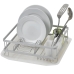 Draining Rack for Kitchen Sink Alexandra House Living White Grey 39 x 13 x 36 cm