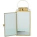 Laterne Alexandra House Living Gold Stahl 16 x 30 x 16 cm Kerzenschale