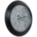 Wall Clock Alexandra House Living Black Silver Acrylic Plastic 58 x 58 x 6 cm