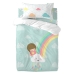 Dekbedovertrek set HappyFriday Happynois Rainbow Multicolour Wieg voor baby's 2 Onderdelen