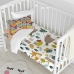 Dekbedovertrek set HappyFriday Moshi Moshi Harvestwood Multicolour Wieg voor baby's 2 Onderdelen