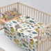 Set beddengoed HappyFriday Moshi Moshi Harvestwood Multicolour Wieg voor baby's 2 Onderdelen