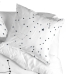 Taie d'oreiller HappyFriday Blanc Constellation Multicouleur 80 x 80 cm