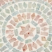 Tray Alexandra House Living Multicolour Rattan Mother of pearl Circular 33 x 35 x 33 cm