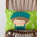 Housse de coussin HappyFriday Train Multicouleur 50 x 30 cm