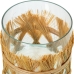 Candleholder Alexandra House Living Brown Crystal 11 x 10 x 11 cm