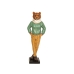 Decoratieve figuren Romimex Groen Hars Tijger 14 x 37 x 10 cm