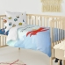 Dekbedovertrek set HappyFriday Le Petit Prince Son Avion Multicolour Wieg voor baby's 2 Onderdelen