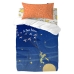 Dekbedovertrek set HappyFriday Le Petit Prince Migration Multicolour Wieg voor baby's 2 Onderdelen