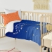 Dekbedovertrek set HappyFriday Le Petit Prince Migration Multicolour Wieg voor baby's 2 Onderdelen