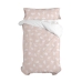 Dekbedovertrek set HappyFriday Basic Kids Roze Bed van 80/90 2 Onderdelen