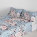 Drap HappyFriday Soft bouquet Multicouleur 210 x 270 cm