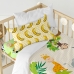 Dekbedovertrek set HappyFriday Mr Fox Wild Multicolour Wieg voor baby's 2 Onderdelen