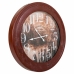 Horloge Murale Alexandra House Living Rouge Bois d'épicéa Bois MDF 80 x 8 x 80 cm