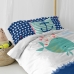 Housse de coussin HappyFriday Moshi Moshi Whale Multicouleur 50 x 30 cm